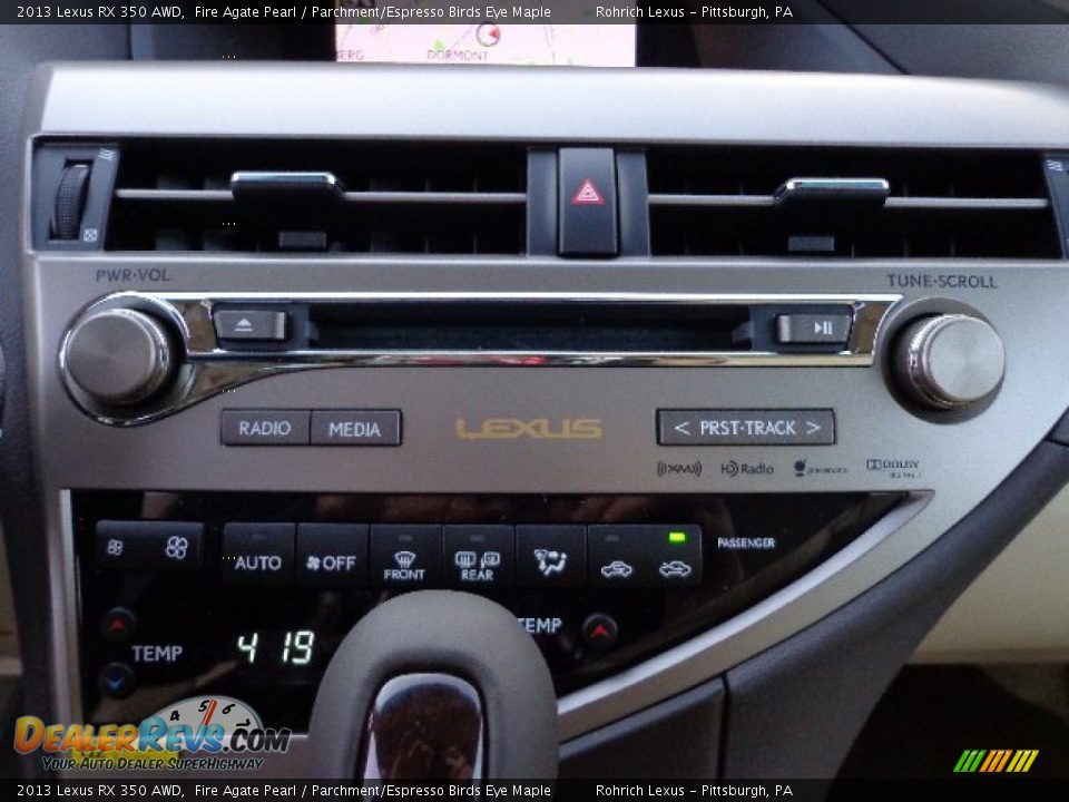2013 Lexus RX 350 AWD Fire Agate Pearl / Parchment/Espresso Birds Eye Maple Photo #18
