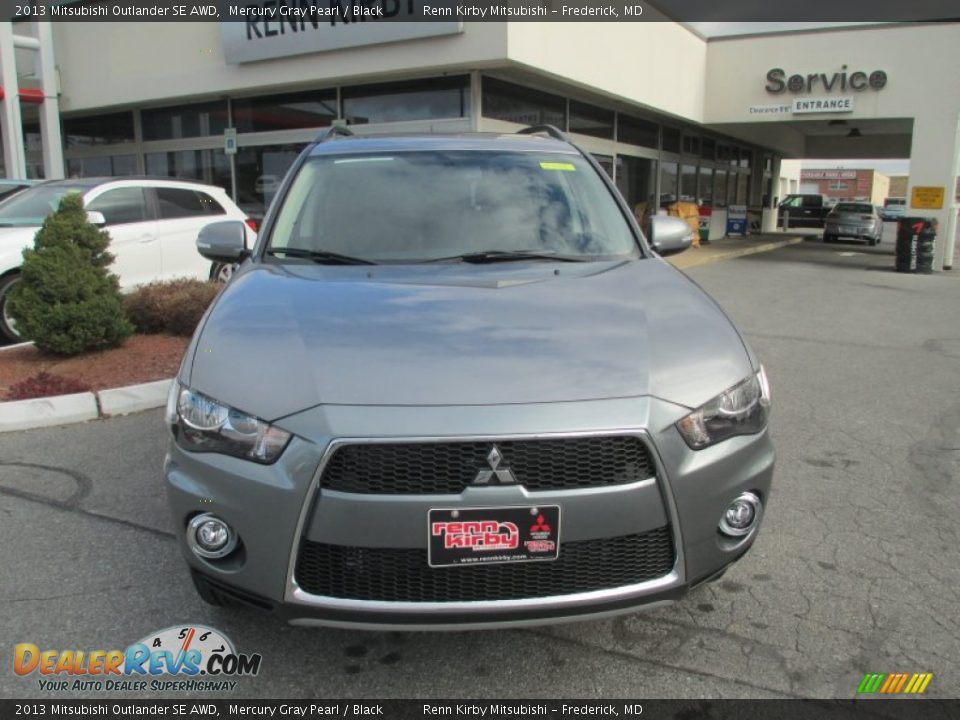 2013 Mitsubishi Outlander SE AWD Mercury Gray Pearl / Black Photo #8