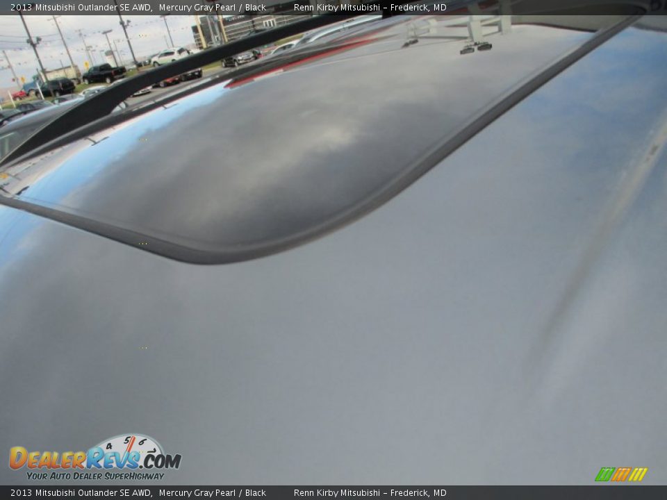 2013 Mitsubishi Outlander SE AWD Mercury Gray Pearl / Black Photo #9