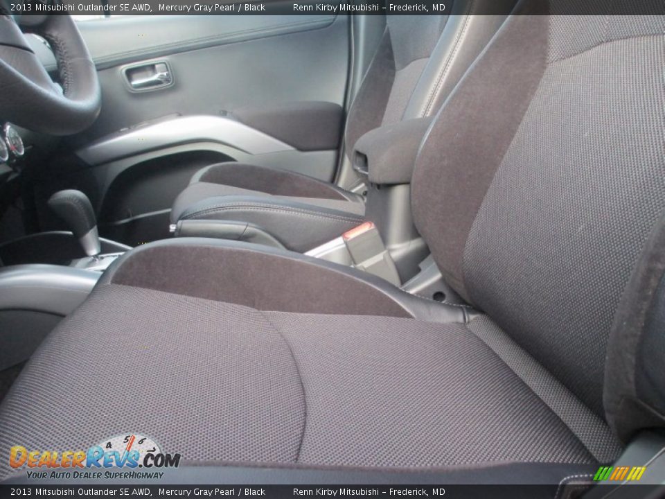 2013 Mitsubishi Outlander SE AWD Mercury Gray Pearl / Black Photo #12