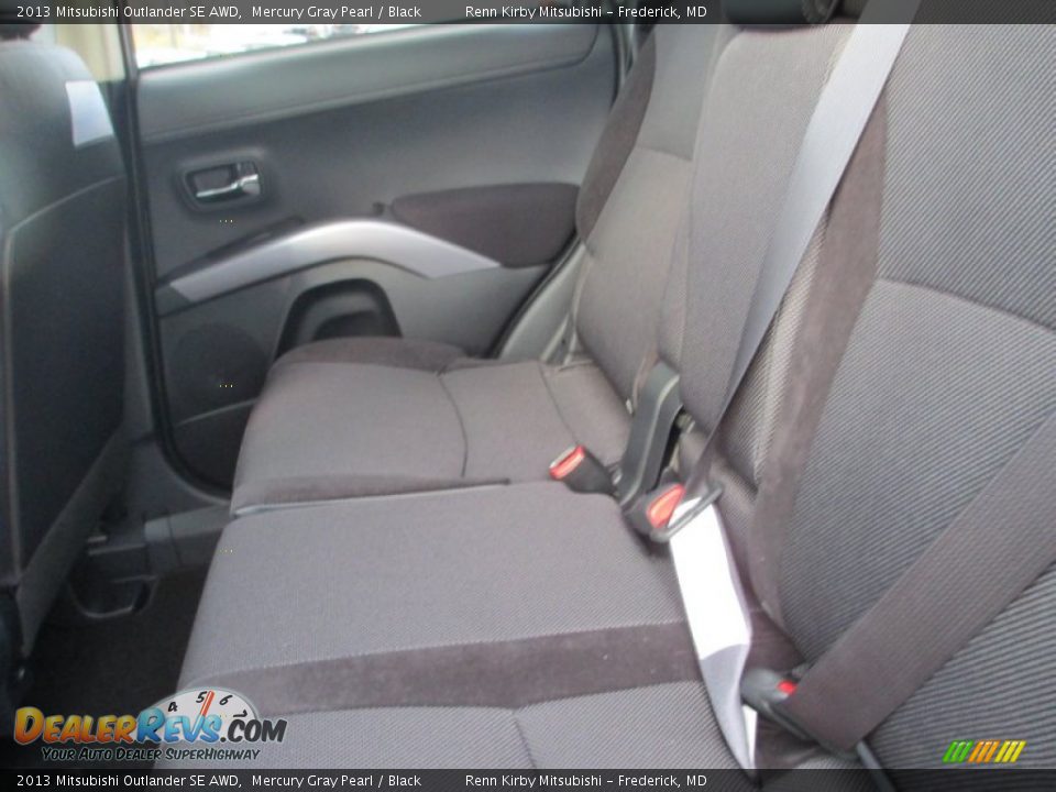 2013 Mitsubishi Outlander SE AWD Mercury Gray Pearl / Black Photo #21