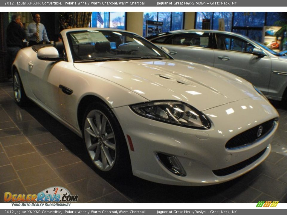 2012 Jaguar XK XKR Convertible Polaris White / Warm Charcoal/Warm Charcoal Photo #5