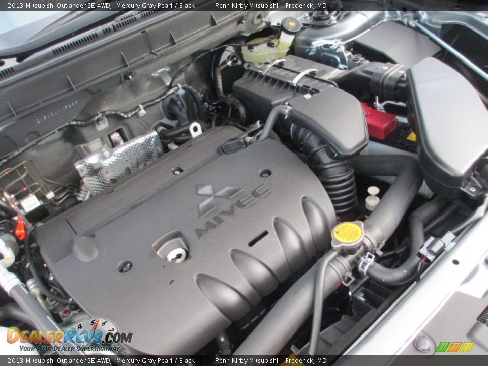 2013 Mitsubishi Outlander SE AWD 2.4 Liter DOHC 16-Valve MIVEC 4 Cylinder Engine Photo #25