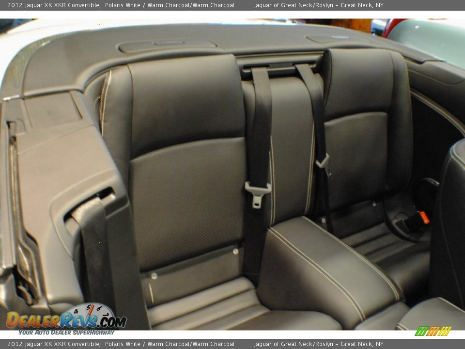Rear Seat of 2012 Jaguar XK XKR Convertible Photo #9
