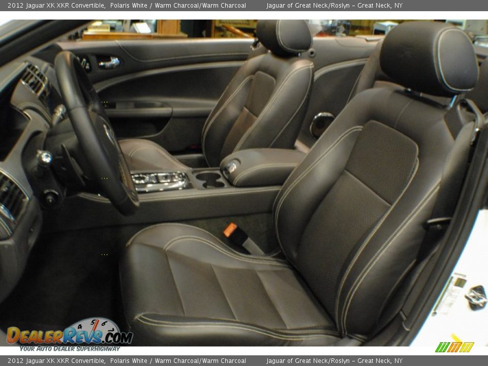 Front Seat of 2012 Jaguar XK XKR Convertible Photo #11