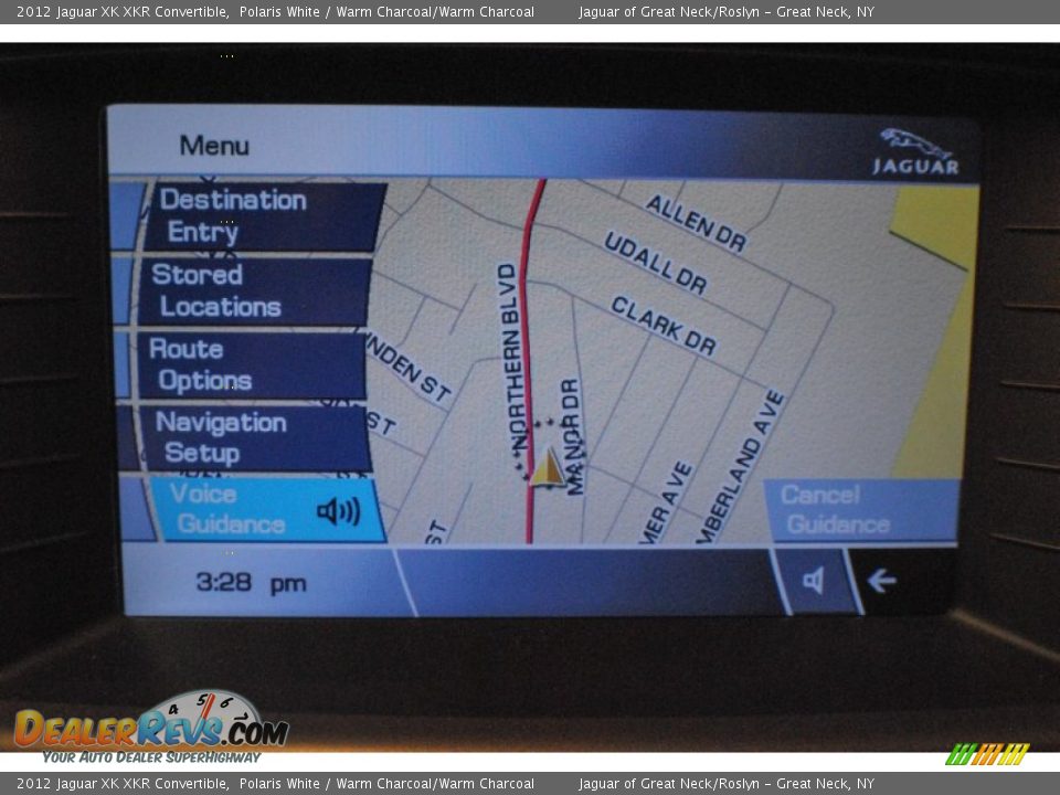 Navigation of 2012 Jaguar XK XKR Convertible Photo #13