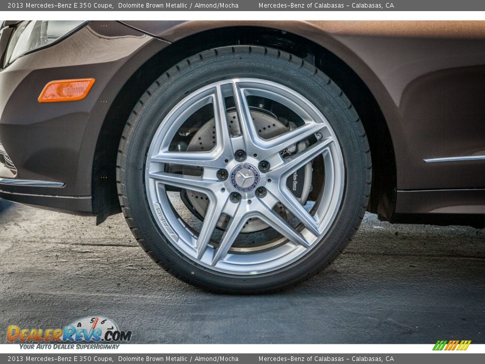 2013 Mercedes-Benz E 350 Coupe Dolomite Brown Metallic / Almond/Mocha Photo #10