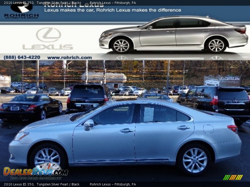 2010 Lexus ES 350 Tungsten Silver Pearl / Black Photo #1