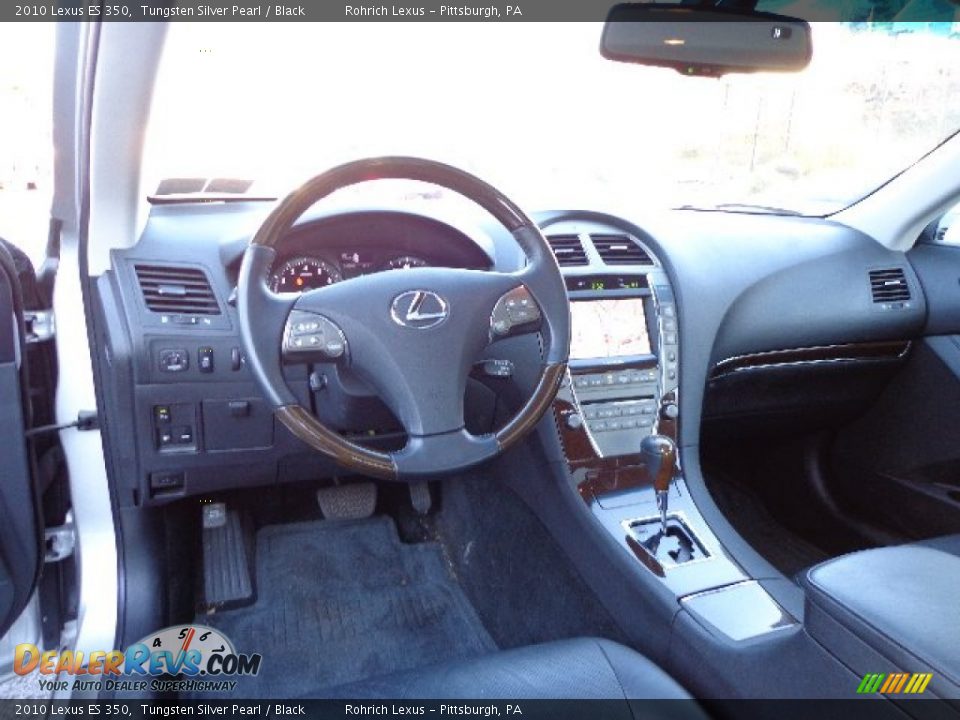 2010 Lexus ES 350 Tungsten Silver Pearl / Black Photo #6