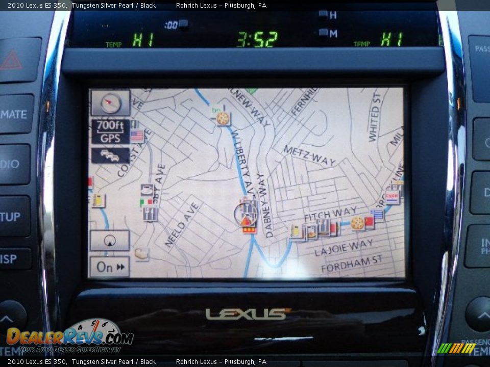 2010 Lexus ES 350 Tungsten Silver Pearl / Black Photo #7