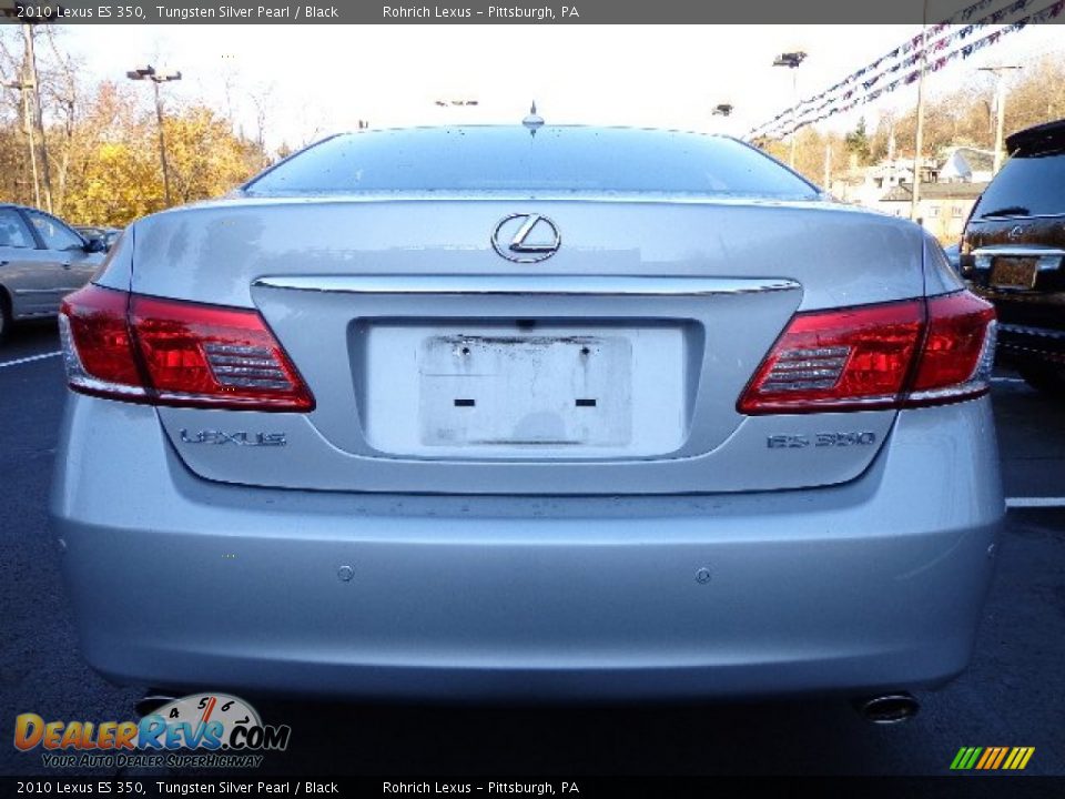 2010 Lexus ES 350 Tungsten Silver Pearl / Black Photo #10