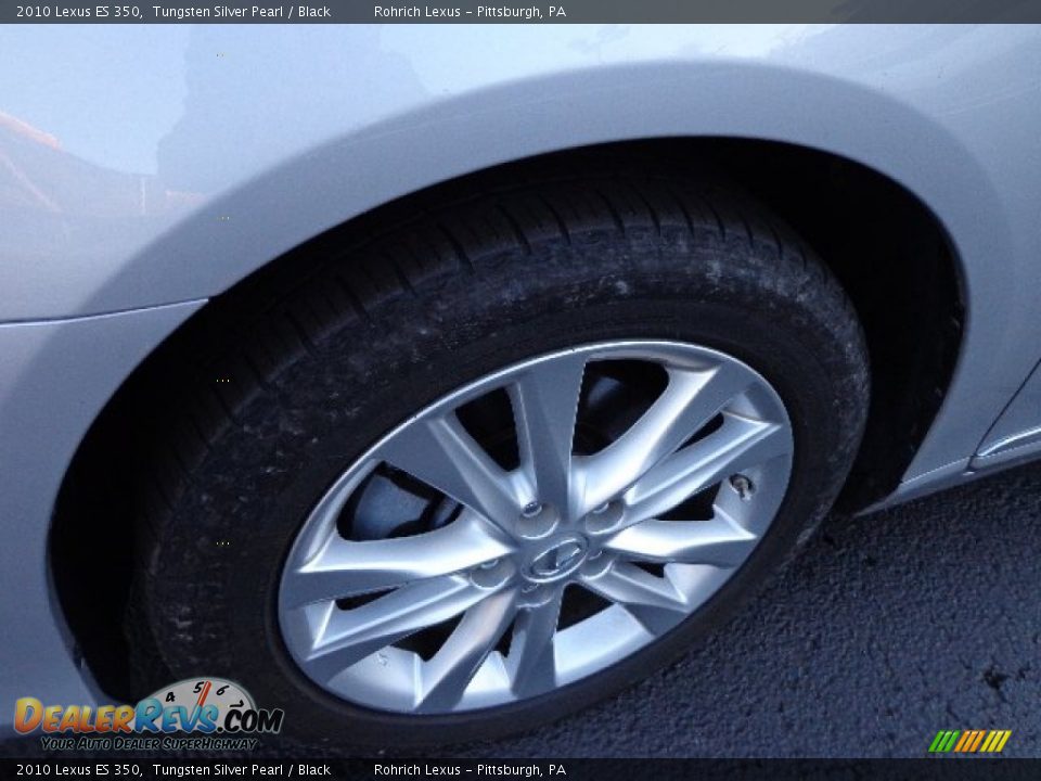2010 Lexus ES 350 Tungsten Silver Pearl / Black Photo #14