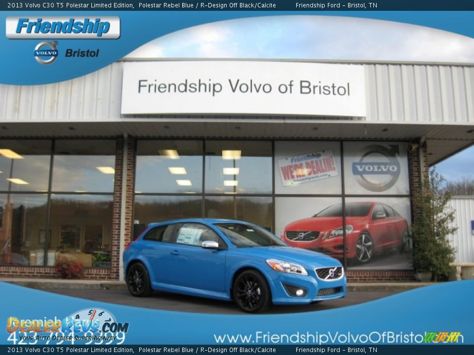 2013 Volvo C30 T5 Polestar Limited Edition Polestar Rebel Blue / R-Design Off Black/Calcite Photo #1