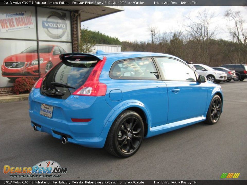 2013 Volvo C30 T5 Polestar Limited Edition Polestar Rebel Blue / R-Design Off Black/Calcite Photo #7