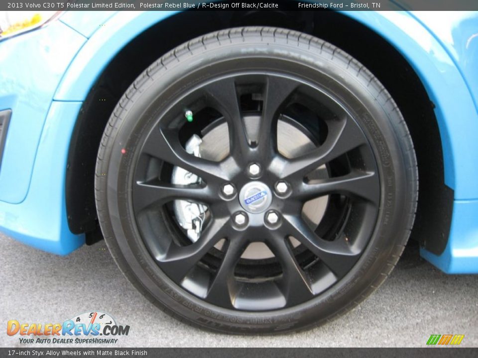 17-inch Styx Alloy Wheels with Matte Black Finish - 2013 Volvo C30