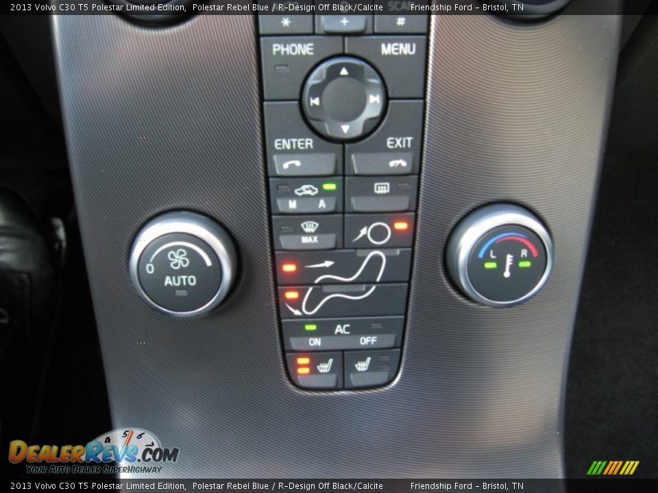 Controls of 2013 Volvo C30 T5 Polestar Limited Edition Photo #29