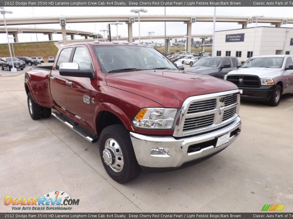 Front 3/4 View of 2012 Dodge Ram 3500 HD Laramie Longhorn Crew Cab 4x4 Dually Photo #6