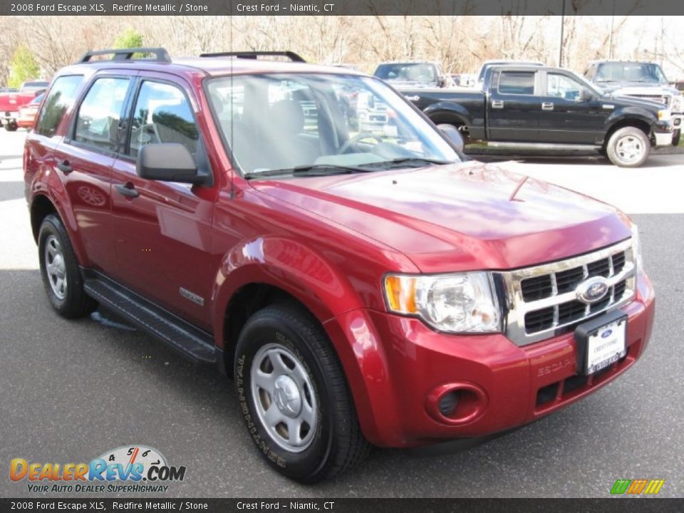 2008 Ford Escape XLS Redfire Metallic / Stone Photo #1
