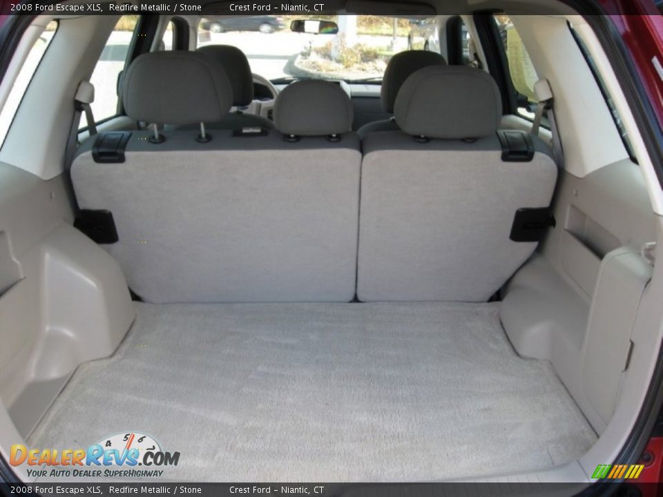 2008 Ford Escape XLS Redfire Metallic / Stone Photo #9