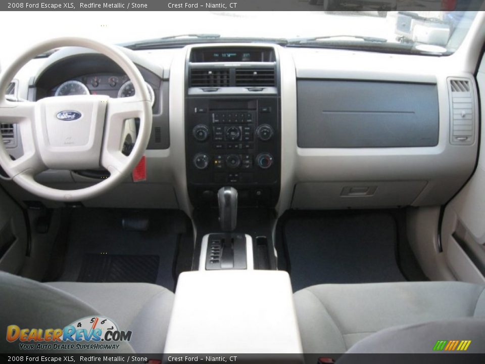 2008 Ford Escape XLS Redfire Metallic / Stone Photo #11