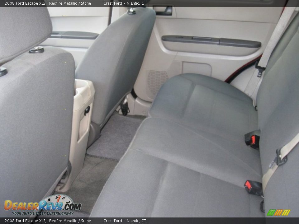 2008 Ford Escape XLS Redfire Metallic / Stone Photo #12
