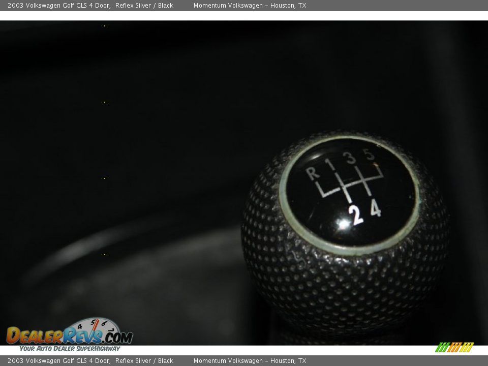2003 Volkswagen Golf GLS 4 Door Reflex Silver / Black Photo #13