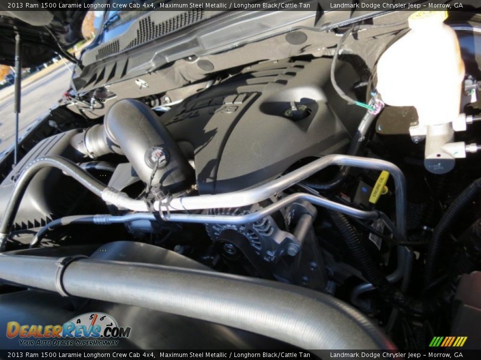 2013 Ram 1500 Laramie Longhorn Crew Cab 4x4 5.7 Liter HEMI OHV 16-Valve VVT MDS V8 Engine Photo #11