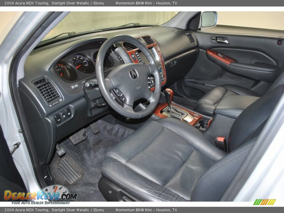 Ebony Interior - 2004 Acura MDX Touring Photo #13