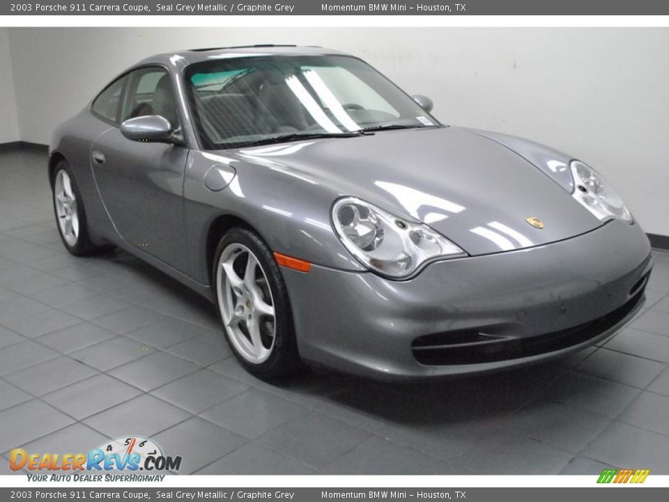 Front 3/4 View of 2003 Porsche 911 Carrera Coupe Photo #1