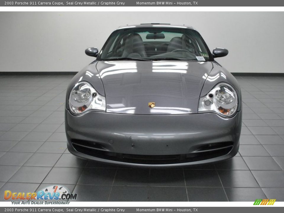 2003 Porsche 911 Carrera Coupe Seal Grey Metallic / Graphite Grey Photo #6