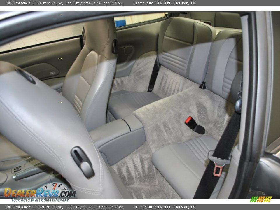 Rear Seat of 2003 Porsche 911 Carrera Coupe Photo #14