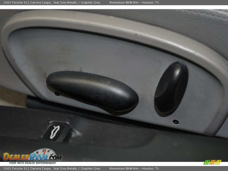 2003 Porsche 911 Carrera Coupe Seal Grey Metallic / Graphite Grey Photo #17