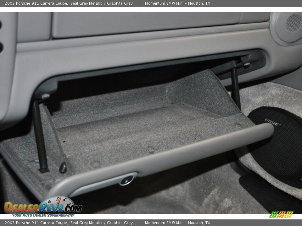 2003 Porsche 911 Carrera Coupe Seal Grey Metallic / Graphite Grey Photo #18
