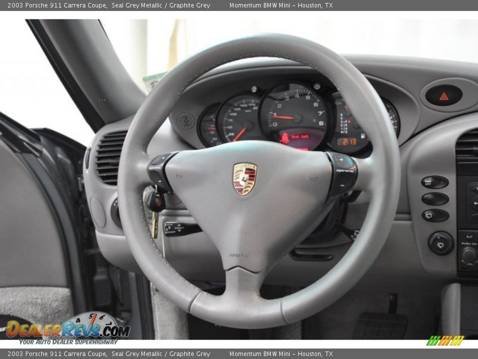 2003 Porsche 911 Carrera Coupe Steering Wheel Photo #27