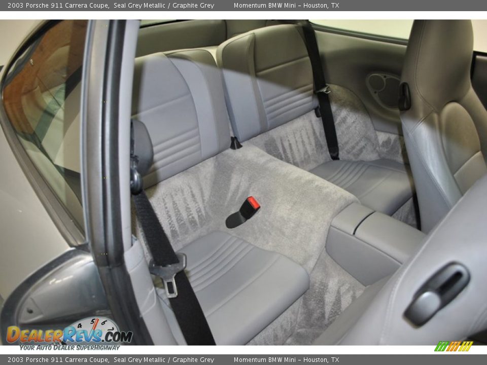 Rear Seat of 2003 Porsche 911 Carrera Coupe Photo #32