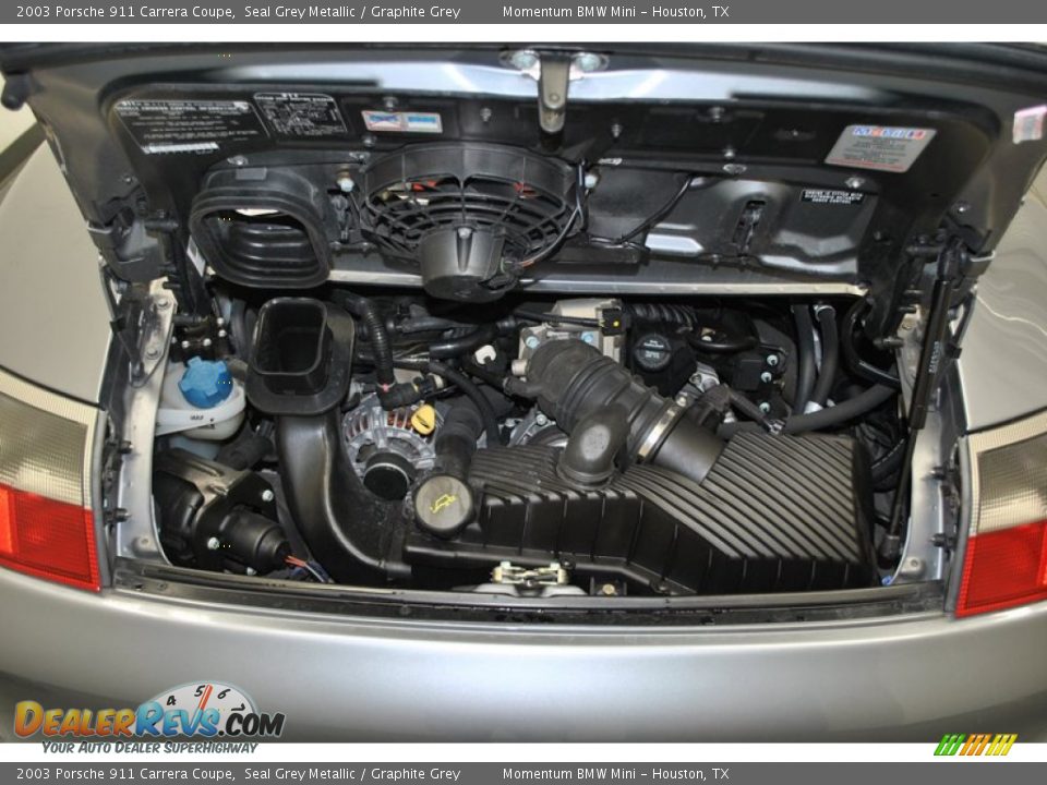 2003 Porsche 911 Carrera Coupe 3.6 Liter DOHC 24V VarioCam Flat 6 Cylinder Engine Photo #33