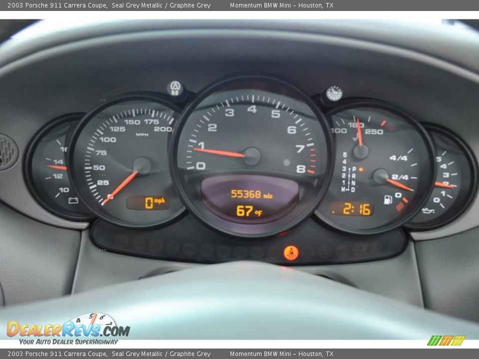 2003 Porsche 911 Carrera Coupe Gauges Photo #34
