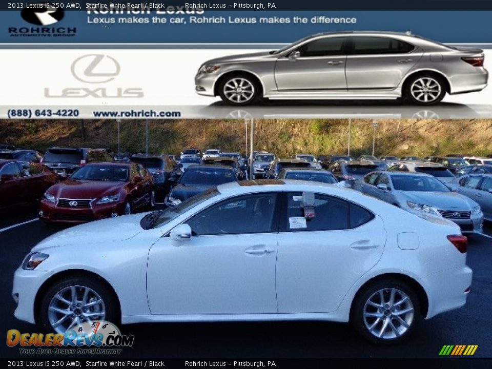 2013 Lexus IS 250 AWD Starfire White Pearl / Black Photo #1
