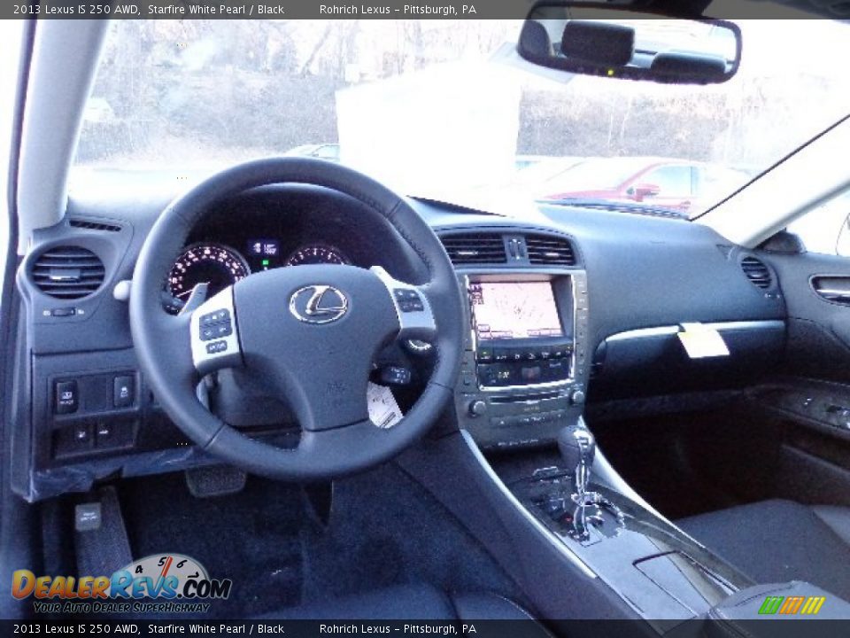 2013 Lexus IS 250 AWD Starfire White Pearl / Black Photo #12
