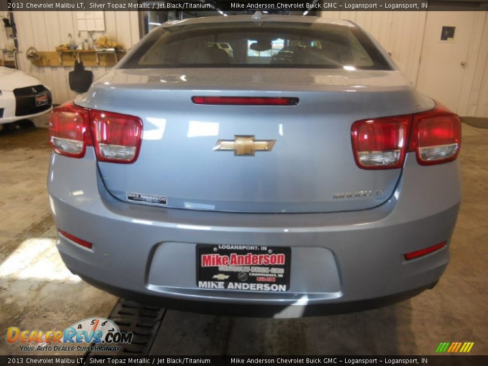 2013 Chevrolet Malibu LT Silver Topaz Metallic / Jet Black/Titanium Photo #2