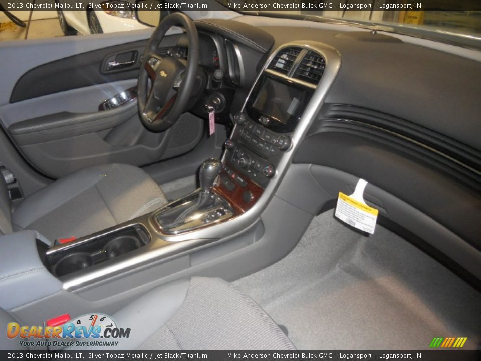 2013 Chevrolet Malibu LT Silver Topaz Metallic / Jet Black/Titanium Photo #4