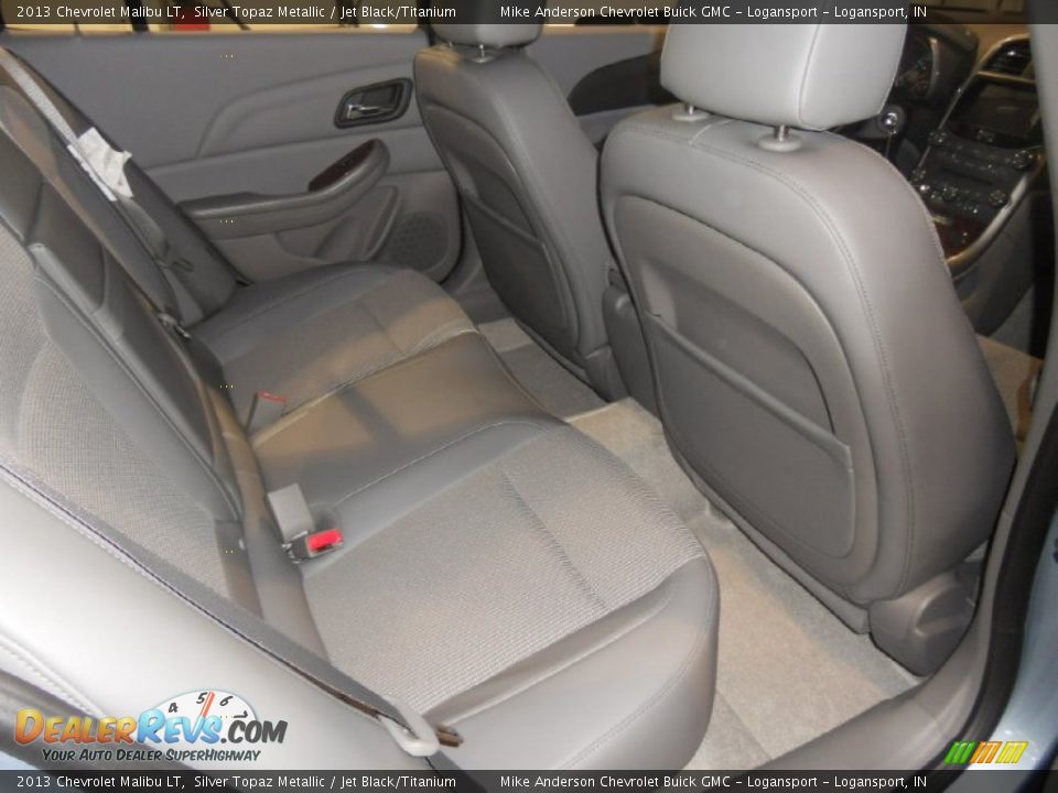 2013 Chevrolet Malibu LT Silver Topaz Metallic / Jet Black/Titanium Photo #5