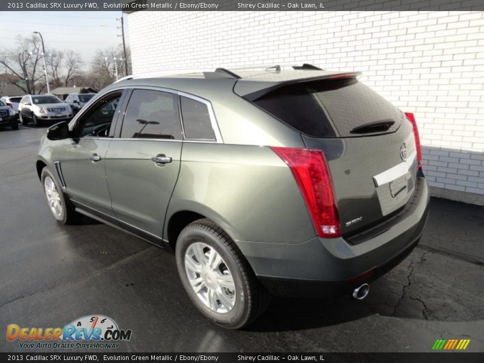 Evolution Green Metallic 2013 Cadillac SRX Luxury FWD Photo #6