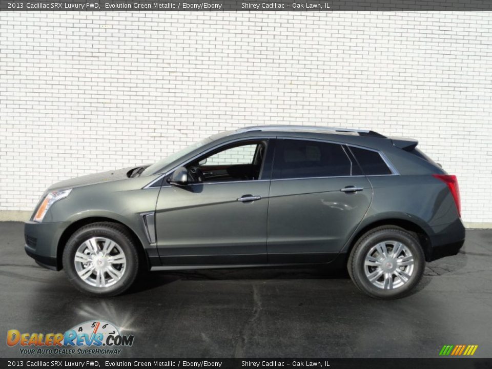 Evolution Green Metallic 2013 Cadillac SRX Luxury FWD Photo #7