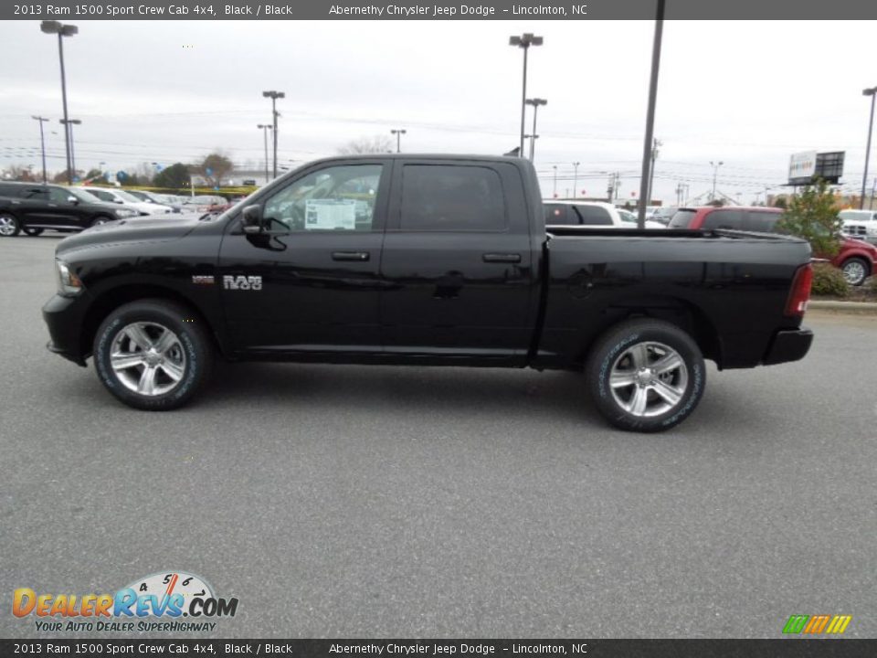 2013 Ram 1500 Sport Crew Cab 4x4 Black / Black Photo #6