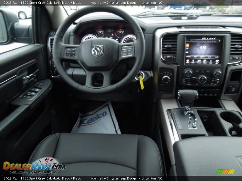 Dashboard of 2013 Ram 1500 Sport Crew Cab 4x4 Photo #19