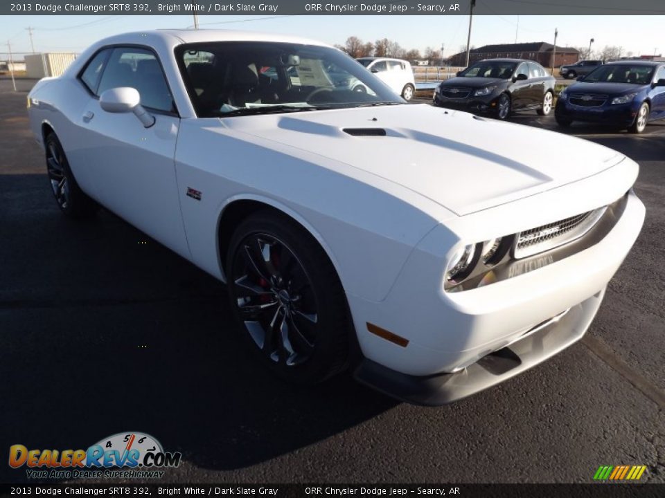2013 Dodge Challenger SRT8 392 Bright White / Dark Slate Gray Photo #3