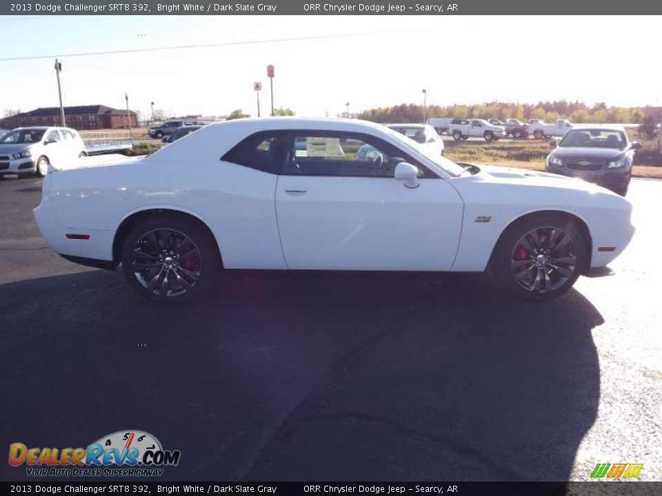 2013 Dodge Challenger SRT8 392 Bright White / Dark Slate Gray Photo #4