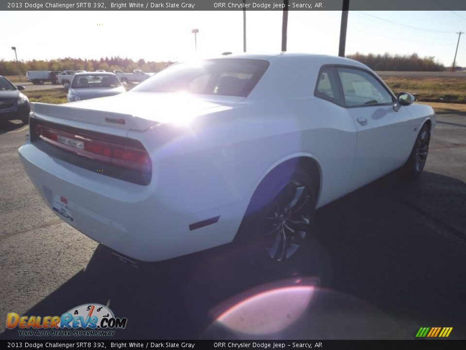 2013 Dodge Challenger SRT8 392 Bright White / Dark Slate Gray Photo #5