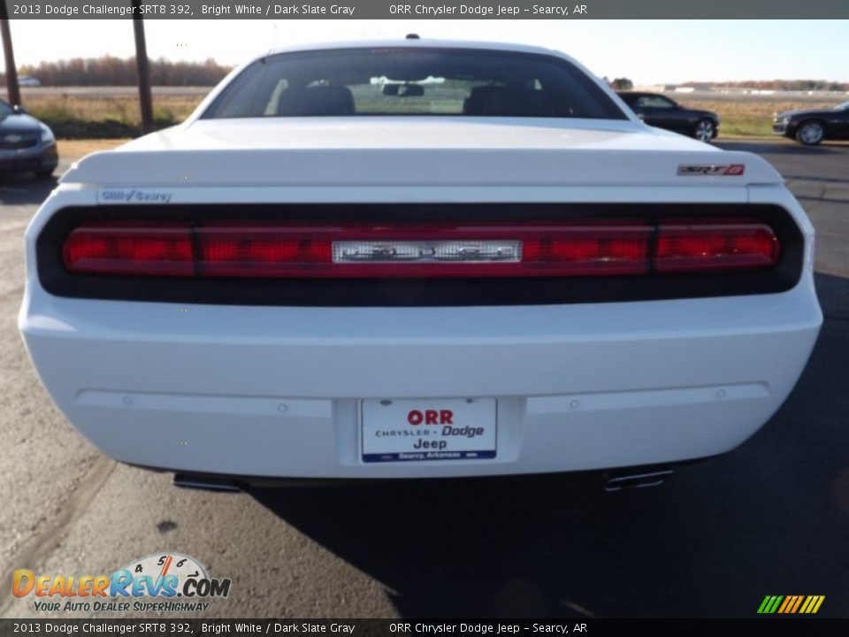 2013 Dodge Challenger SRT8 392 Bright White / Dark Slate Gray Photo #6